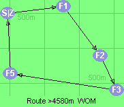 Route >4580m  WOM