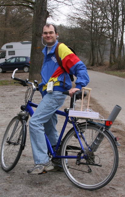 Matthias auf dem Rad